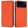 Mobigear Frosted Flip iPhone 17 Pro Max Hoesje Bookcase Portemonnee - Oranje