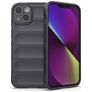 Mobigear Bumpy iPhone 14 Hoesje Flexibel TPU Backcover - Charcoal