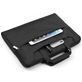 Mobigear Denim Zipper Laptop Schoudertas 11 - 12 inch Laptoptas - Zwart