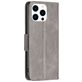 Mobigear Excellent iPhone 16 Pro Max Hoesje Bookcase Portemonnee - Grijs