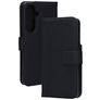 Mobiparts Wallet Samsung Galaxy S26 Plus Hoesje Echt Leer Bookcase Portemonnee - Zwart