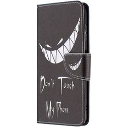 Mobigear Design Nokia G20 Hoesje Bookcase Portemonnee - Do Not Touch