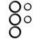 PanzerGlass Hoops Samsung Galaxy S26 Ultra Glazen Camera Lens Protector - Case Friendly - Zwart