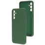 Mobiparts Samsung Galaxy A14 Siliconen Hoesje Backcover - Forest Green