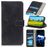 Mobigear Croco Motorola Moto G82 Hoesje Bookcase Portemonnee - Zwart