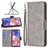 Mobigear Excellent Samsung Galaxy A23 Hoesje Bookcase Portemonnee - Grijs