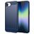 Mobigear Brushed Slim iPhone 16e Hoesje Flexibel TPU Backcover - Blauw