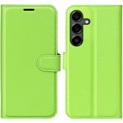 Mobigear Classic Samsung Galaxy S25 FE Hoesje Bookcase Portemonnee - Groen