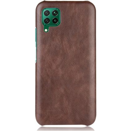 Mobigear Excellent Huawei P40 Lite Hoesje Hardcase Backcover - Bruin