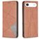Mobigear Rhombus Slim iPhone Air Hoesje Bookcase - Bruin
