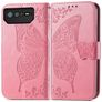 Mobigear Butterfly ASUS ROG Phone 6 Hoesje Bookcase Portemonnee - Roze