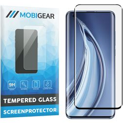 Mobigear Premium Xiaomi Mi 10 Pro Glazen Screenprotector - Case Friendly - Zwart
