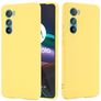 Mobigear Rubber Touch Motorola Edge 30 Siliconen Hoesje Backcover - Geel