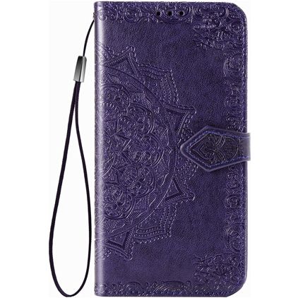 Mobigear Mandala OPPO Reno 3 Pro Hoesje Bookcase Portemonnee - Paars