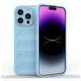 Mobigear Bumpy iPhone 15 Pro Max Hoesje Flexibel TPU Backcover - Blauw