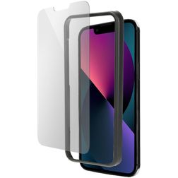 Mobiparts Regular iPhone 13 Mini Glazen Screenprotector - Case Friendly + Installatie Frame