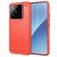 Mobigear Brushed Slim Xiaomi 15 Hoesje Flexibel TPU Backcover - Rood
