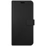 Valenta Gel Skin iPhone 14 Hoesje Echt Leer Bookcase Portemonnee - Zwart