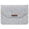 Mobigear Envelope Vilt Laptop Sleeve (max 23 cm x 33 cm) Laptop hoes - Grijs