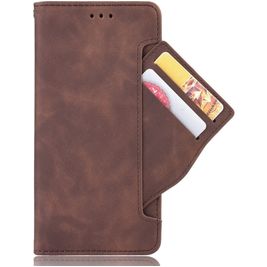Mobigear Slide Wallet Nokia 1.3 Hoesje Bookcase Portemonnee - Bruin
