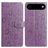 Mobigear Flowers iPhone Air Hoesje Bookcase Portemonnee - Paars
