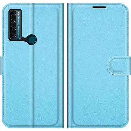 Mobigear Classic TCL 20 SE Hoesje Bookcase Portemonnee - Blauw