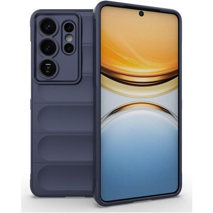 Mobigear Bumpy Samsung Galaxy S26 Ultra Hoesje Flexibel TPU Backcover - Donkerblauw