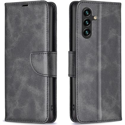 Mobigear Excellent Samsung Galaxy A35 Hoesje Bookcase Portemonnee - Zwart