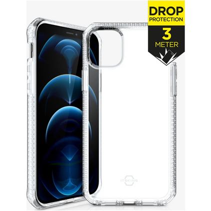 ITSkins SpectrumClear Doorzichtig iPhone 12 Hoesje Flexibel TPU Backcover Shockproof - Transparant