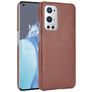 Mobigear Croco OnePlus 9 Pro Hoesje Hardcase Backcover - Bruin