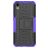 Mobigear Tire HONOR 8S Hoesje Hardcase Backcover Shockproof met Standaard - Zwart / Paars
