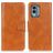 Mobigear Classy Nokia X30 Hoesje Bookcase Portemonnee - Cognac