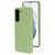 Mobiparts Samsung Galaxy S21 Siliconen Hoesje Backcover - Pistache Green