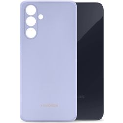 Mobilize Rubber Gelly Samsung Galaxy A35 Hoesje Flexibel TPU Backcover - Pastel Purple