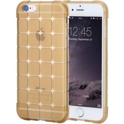 Rock Cubee iPhone 6s Hoesje Flexibel TPU Backcover - Goud