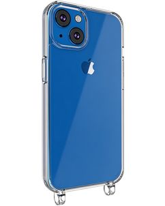 Mobigear Mix & Match Doorzichtig iPhone 13 Flexibel TPU Hoesje met koord - Transparant