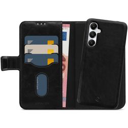 Mobilize Magnet Gelly Wallet Samsung Galaxy A05s Hoesje Uitneembare 2in1 Bookcase Portemonnee - Zwart