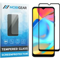 Mobigear Premium Alcatel 3L Glazen Screenprotector - Case Friendly - Zwart