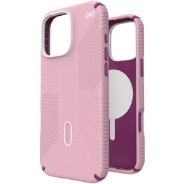 Speck Presidio2 Grip iPhone 16 Pro Max MagSafe Hoesje Hardcase Backcover Shockproof - Roze