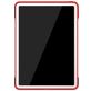 Mobigear Tire iPad Pro 11 Inch (2018) Hardcase Backcover + Stylus Houder + Standaard - Zwart / Rood