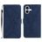 Mobigear Stitch iPhone 17 Hoesje Bookcase Portemonnee - Blauw