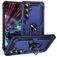 Mobigear Armor ring Samsung Galaxy S25 FE Hoesje Hardcase Backcover Shockproof met Ringhouder - Blauw