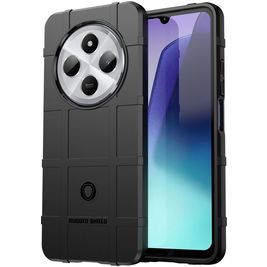 Mobigear Rugged Shield Xiaomi Redmi 14C Hoesje Flexibel TPU Backcover Shockproof - Zwart
