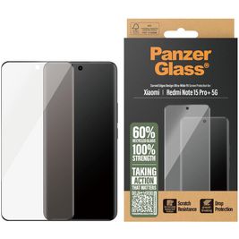 PanzerGlass Ultra Wide Fit Xiaomi Redmi Note 15 Pro Plus Glazen Screenprotector - Case Friendly