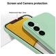 Mobigear Rubber Touch Samsung Galaxy S24 FE Siliconen Hoesje Backcover - Groen