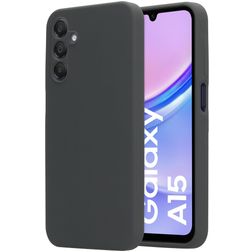 Mobiparts Samsung Galaxy A15 Siliconen Hoesje Backcover - Urban Grey