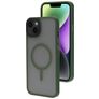 Mobiparts Hardcover iPhone 14 Plus MagSafe Hoesje Hardcase Backcover - Satin Green