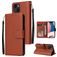 Mobigear Wallet iPhone 14 Hoesje Bookcase Portemonnee - Bruin