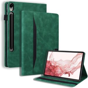 Mobigear Folio Samsung Galaxy Tab S10 Ultra Hoes Bookcase - Groen