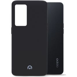 Mobilize Rubber Gelly OPPO Reno 7 Lite Hoesje Flexibel TPU Backcover - Matt Black